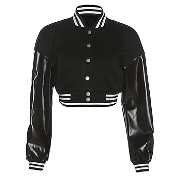 ジャケット・アウター mistreass Bicolor Compact Stadium Jacket mistreass Bicolor Compact Stadium Jacket